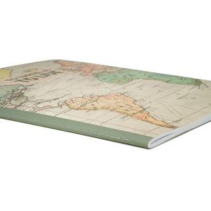 Legami - B5 Lined Defter ile Illustrated Hard Kılıf - Seyahat Map