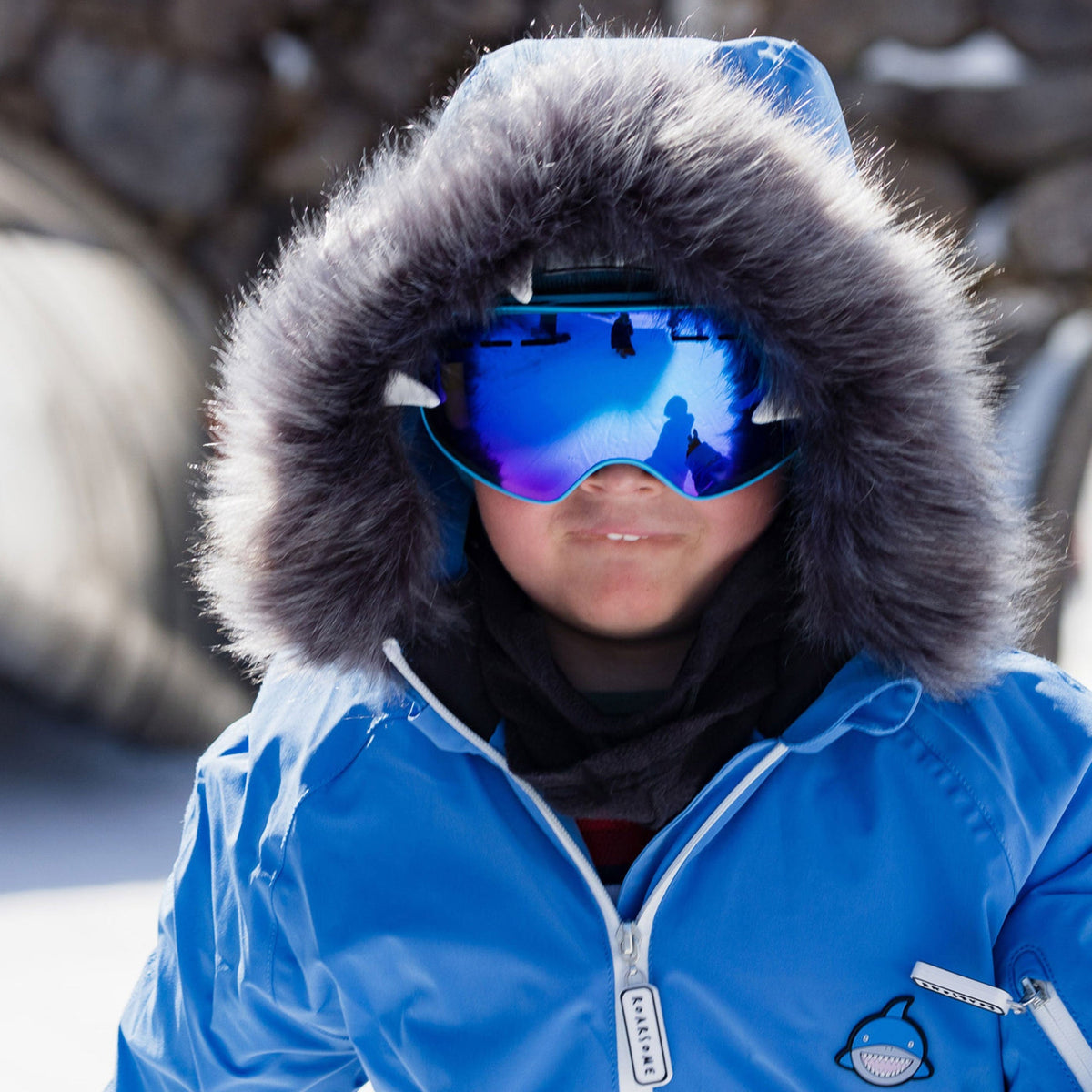 Roarsome - Kinder-Skibrille - Blau