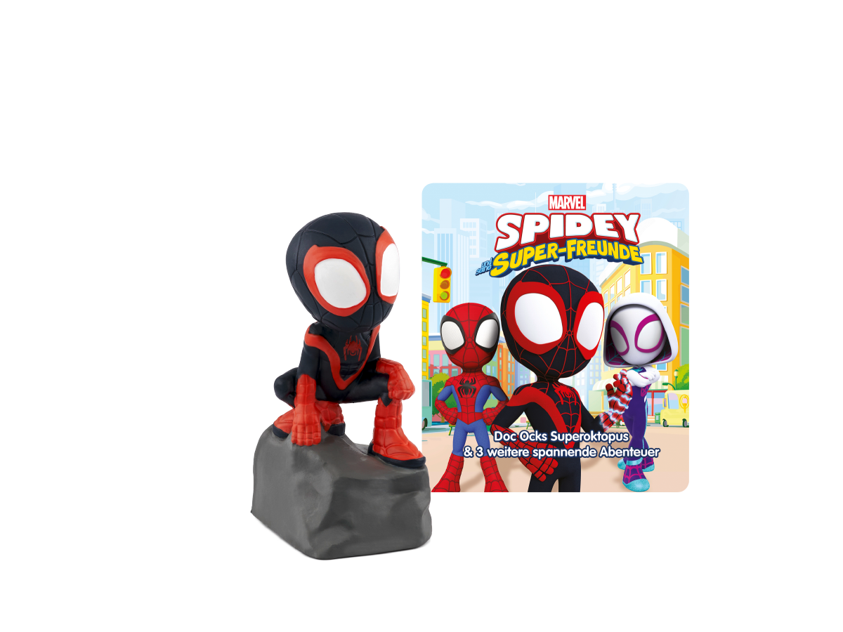 Tonies - Almanca Spidey ve Süper Arkadaşları - Doc Ock'un Süper Ahtapotu ve 3 diğer heyecan verici macera - Marvel Spidey and His Amazing Friends