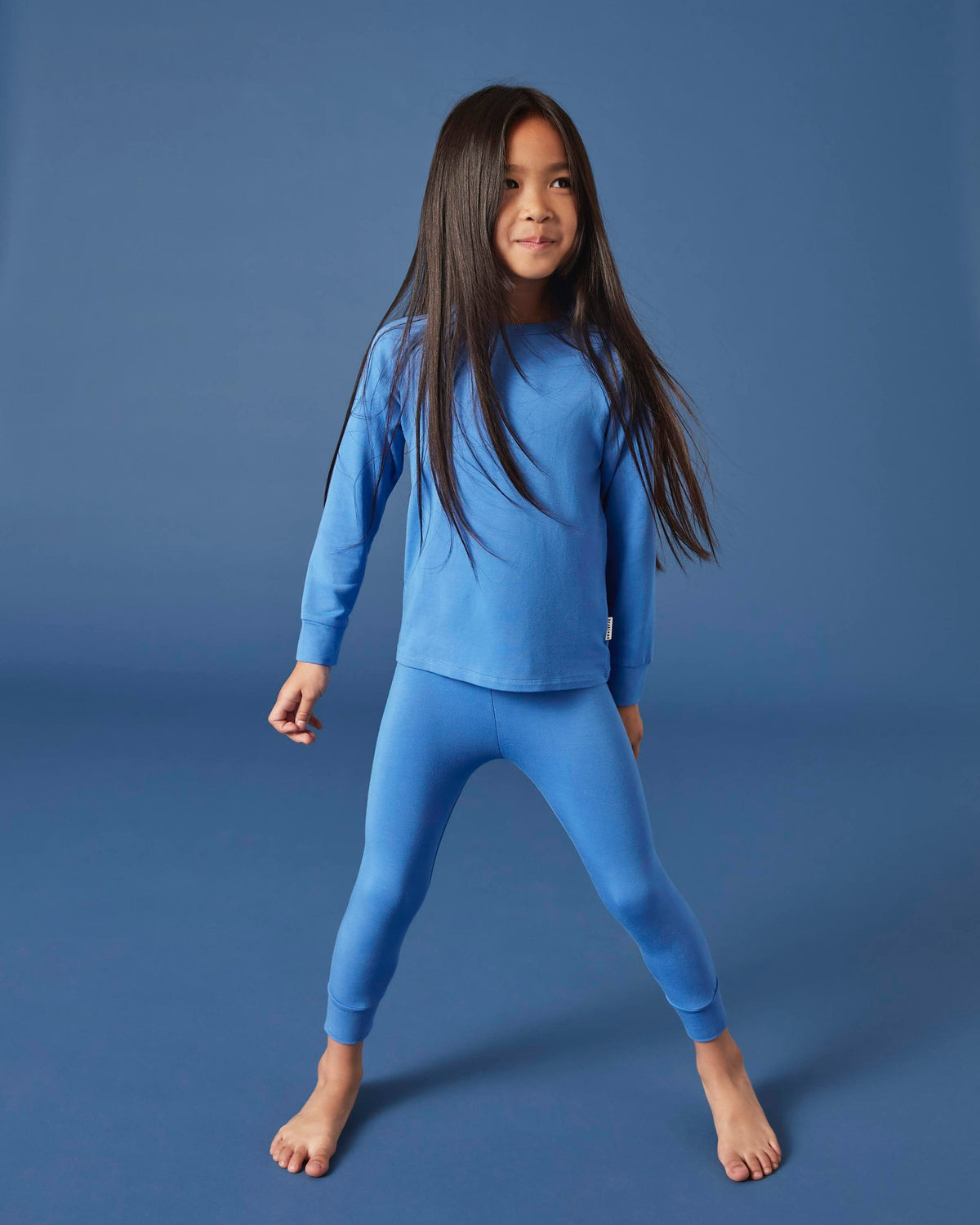 Roarsome - Bambus-Baselayer - Ozeanblau