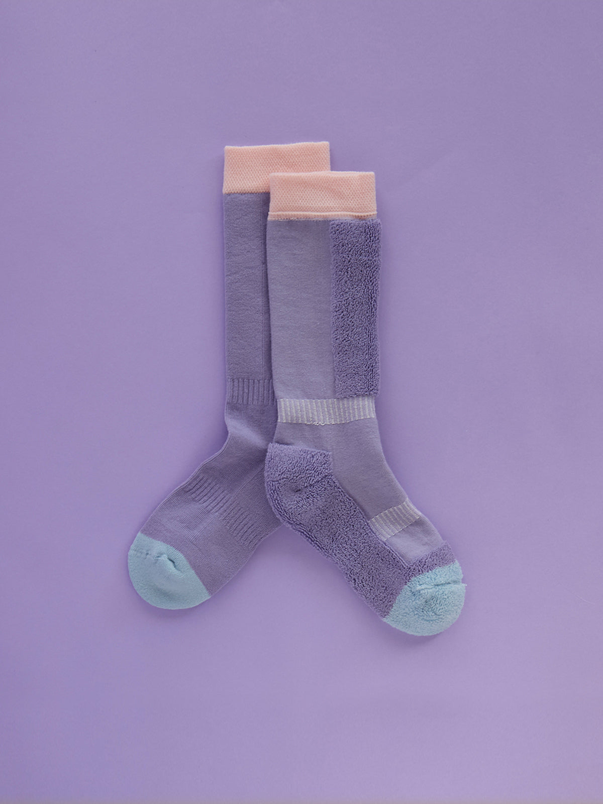 Roarsome - Skisocken - Rosa/Lila