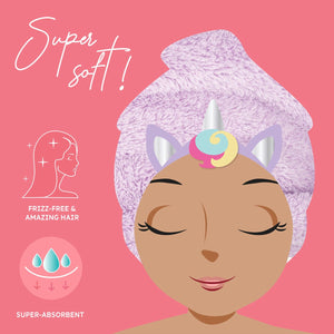 Legami - Tek Boynuzlu At Hair Turban Towel - Aşk My Hair