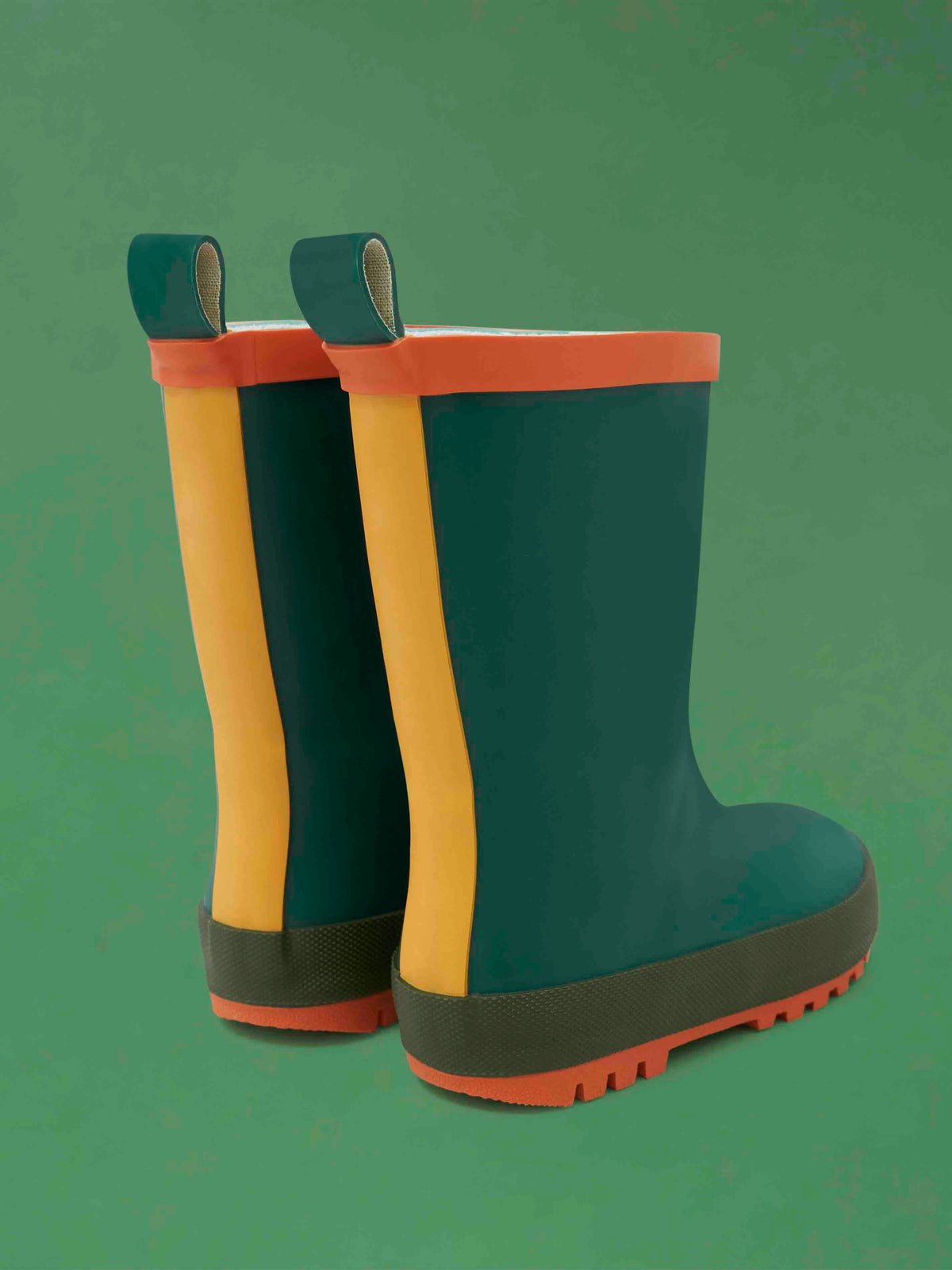 Roarsome - Grüne Wellington-Stiefel