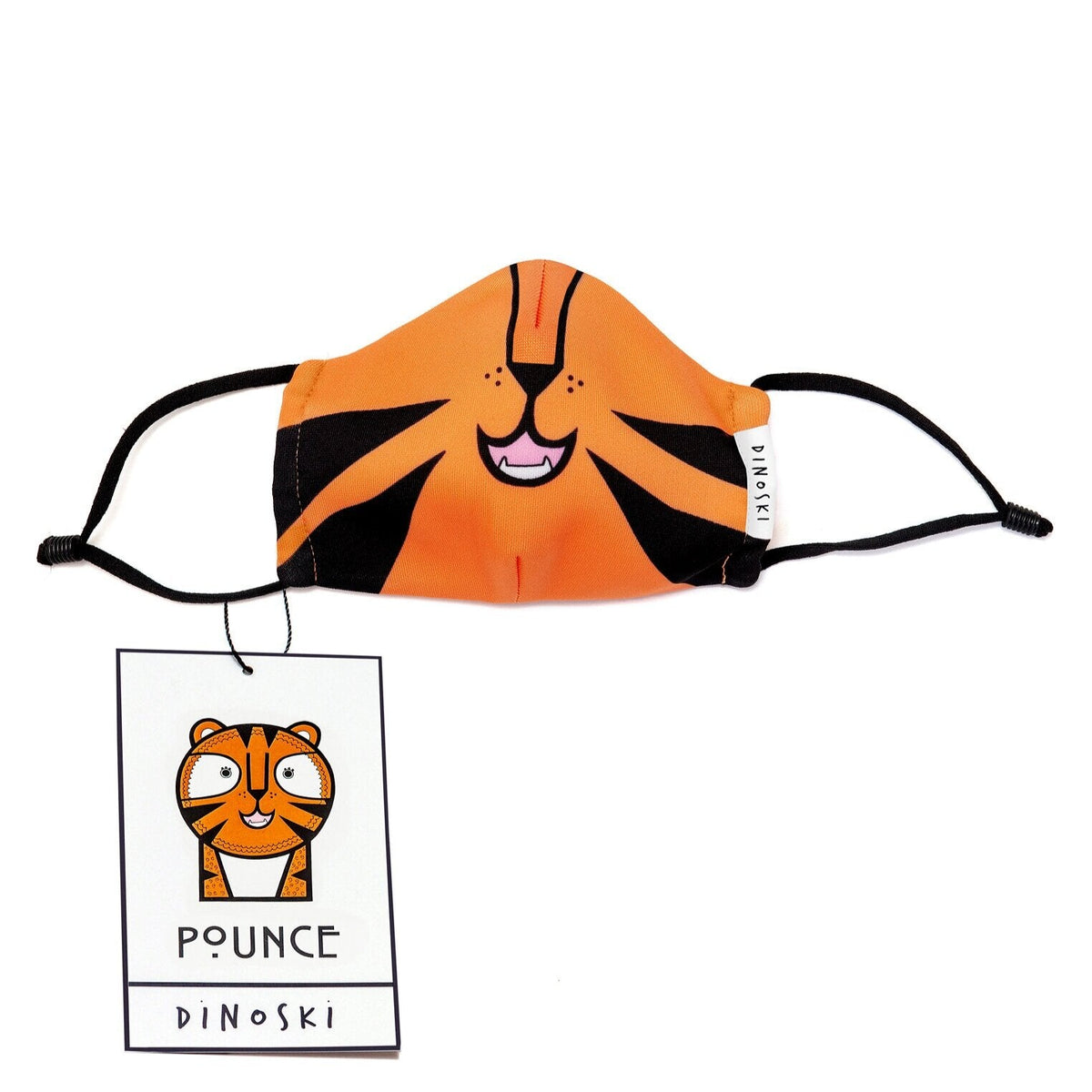Roarsome - Pounce the Tiger - Wiederverwendbare Kindergesichtsmaske
