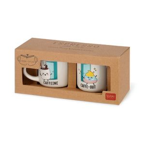 Legami - Juego de 2 tazas de café - Poo - Espresso Two