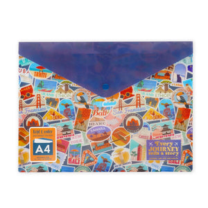 Legami - Document Folder - Fold & Order - السفر Stickers