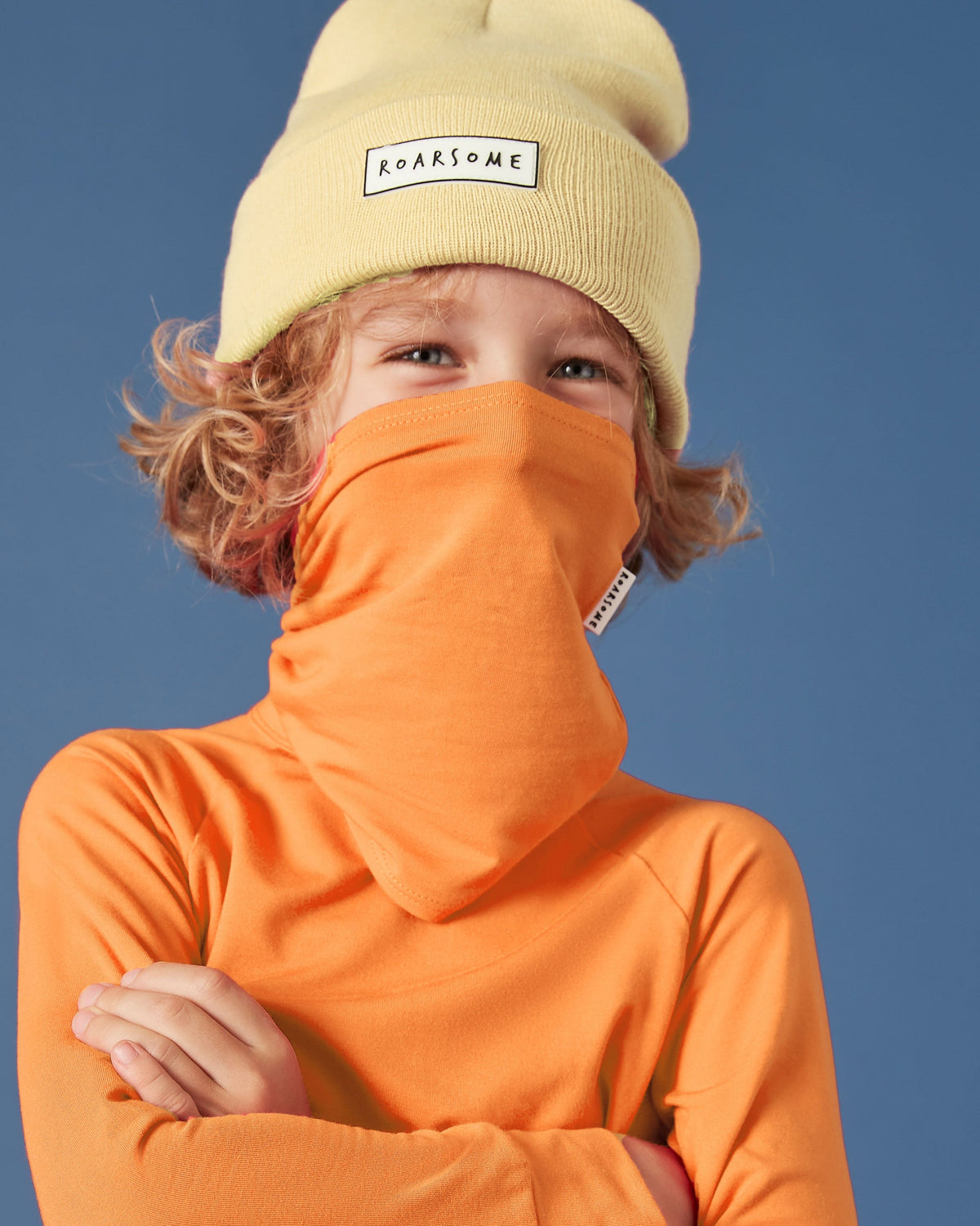 Roarsome - Bambus Halswärmer - Sonnenuntergangsorange