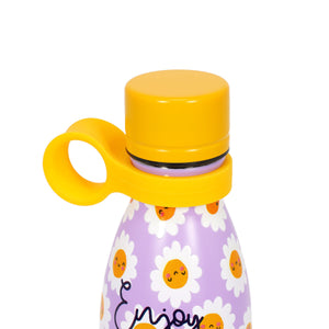 Legami - 300 ml Mini Vakum Şişe - Daisy - Sıcak ve Soğuk