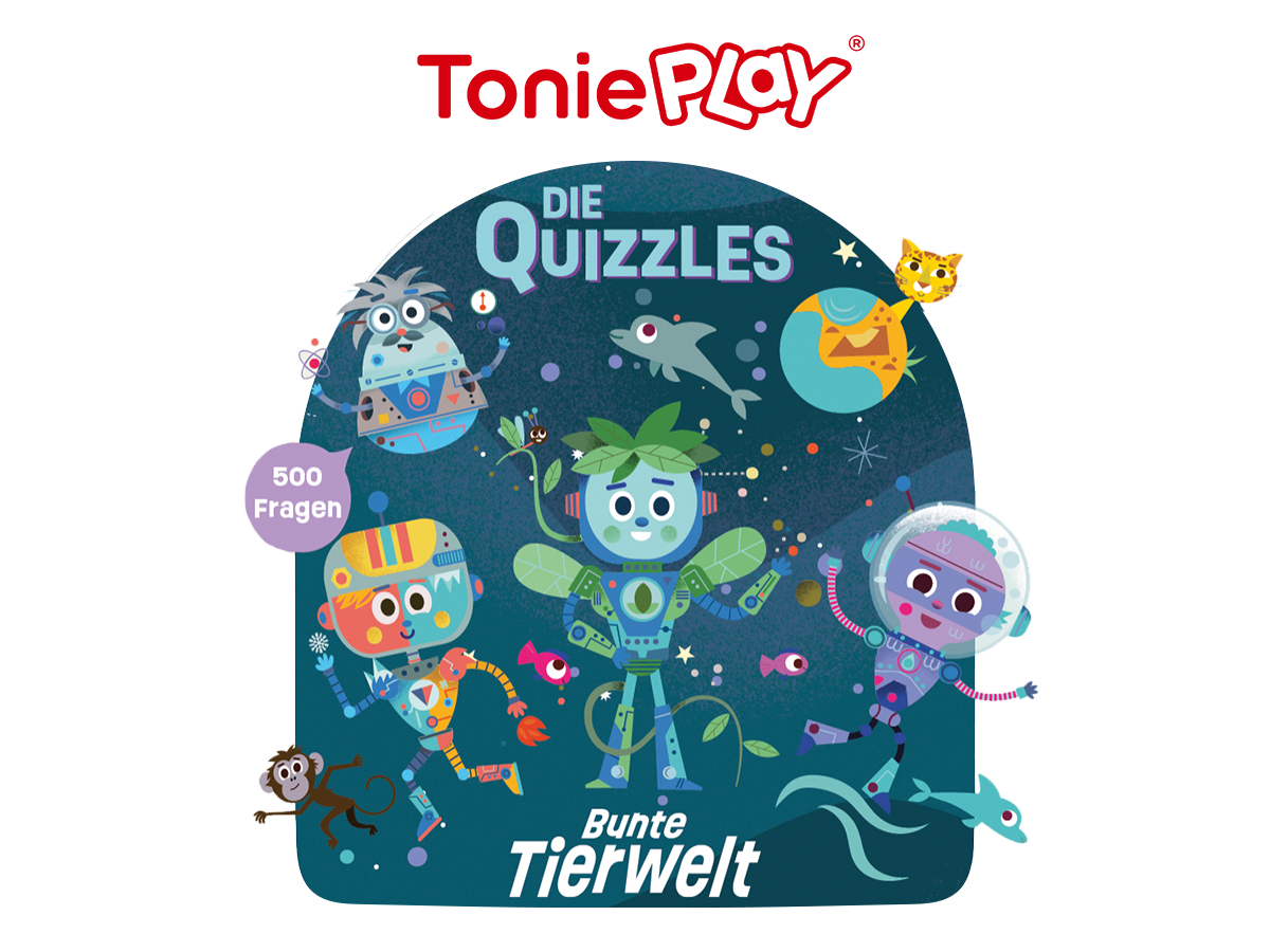 Tonies - Almanca Die Quizzles: Renkli Hayvan Dünyası - Tonieplay