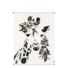 Numero 74 - Giraffe Embroidered Poster