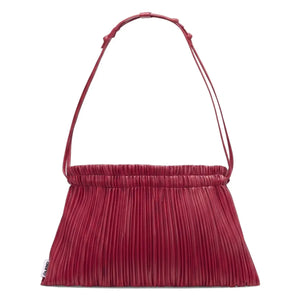 Olend - Bolso Shell de Piel Vegana | Rojo cereza