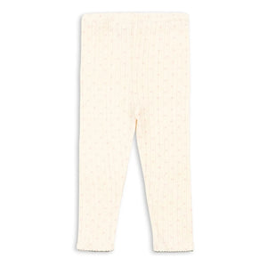 Konges Sløjd - Mallas de algodón orgánico Minnie Hearts | Crudo