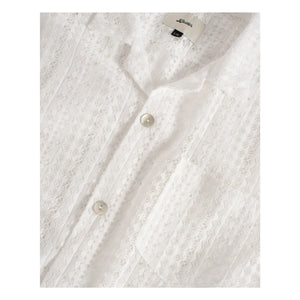 Bather – Gonzo Spitzenhemd | Weiß