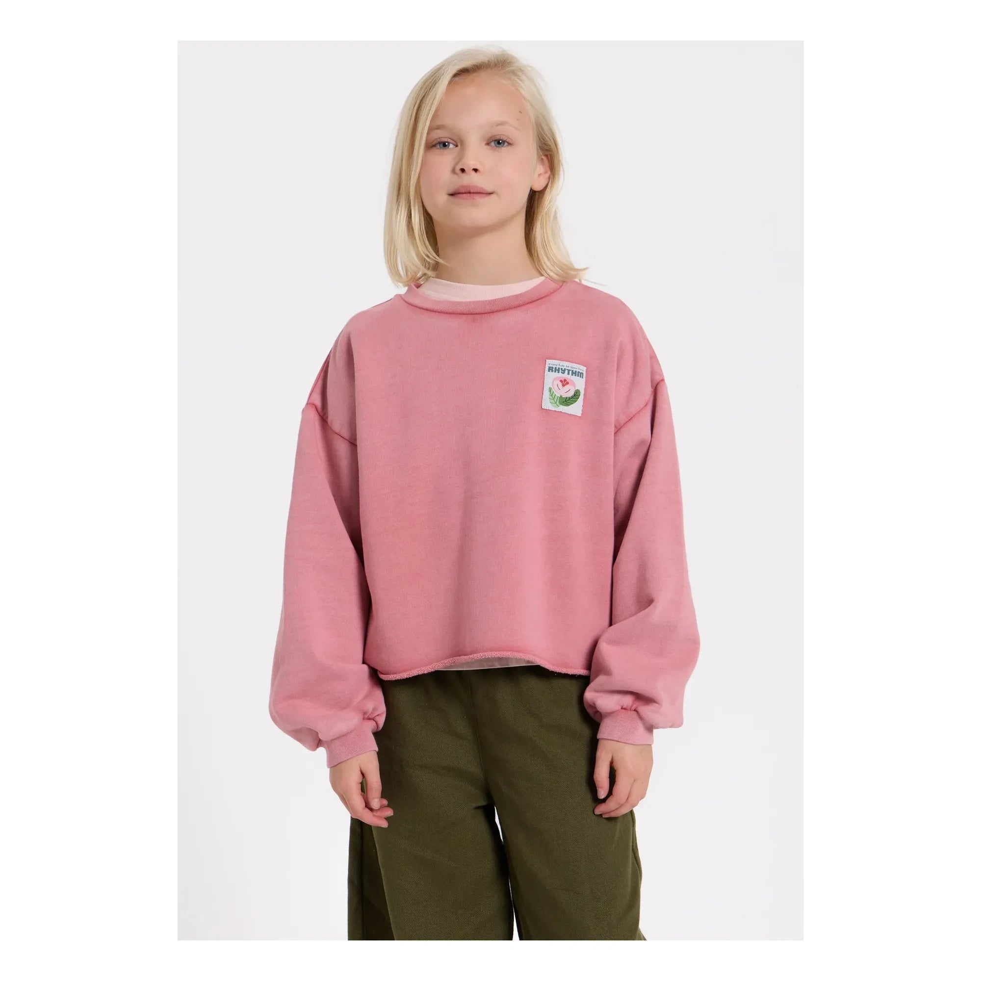 Hundred Pieces - Belmont organik pamuklu sweatshirt | Pembe