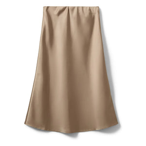Sofie Schnoor - Langer Satinrock Safia | Beige