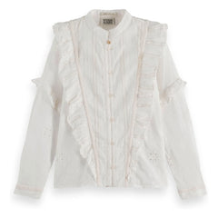 Scotch & Soda - Ruffled Blouse | Cream