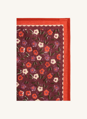 Apaches - Kleines Blumen Dupitta Tuch | Lila