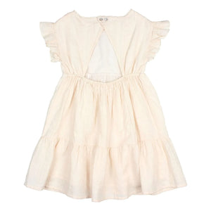 Búho - Lurex Cotton Open-Back Dress | Light Pink