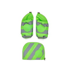 Ergobag - Side Pocket Fermuar Seti With Reflective Green