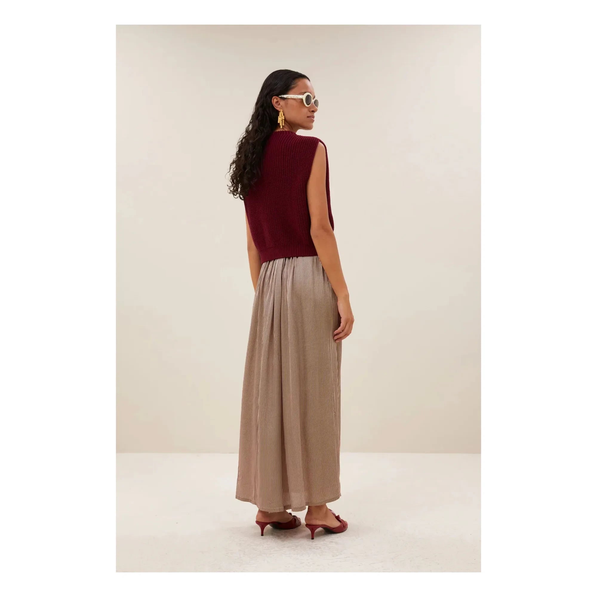 By Bar - Nori Kolsuz Süveter | Burgundy