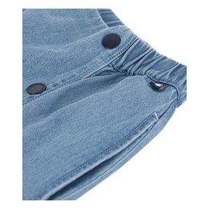 Petit Bateau – Bio-Denim-Rock mit Trägern | Blau