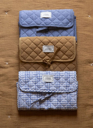 Editions Aimable - Marcel nomad Bett | Blaues Chambray