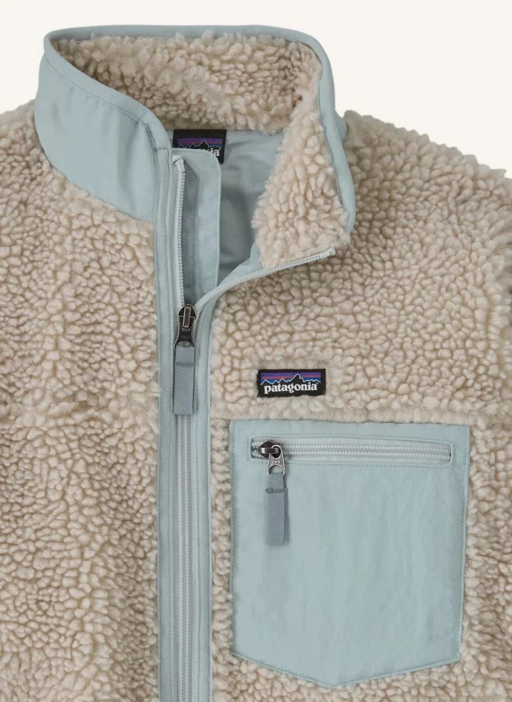 Patagonia - سترة Retro-X بولار مصنوعة من ألياف معاد تدويرها | أزرق فاتح