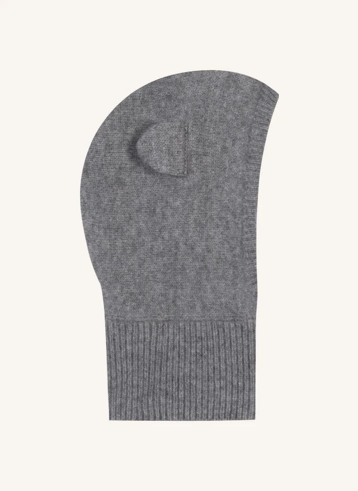 Tartine et Chocolat - Gorro con orejeras de cachemira | Gris jaspeado