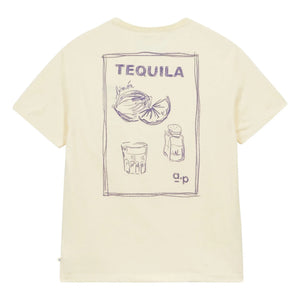 a.p - Tequila Bio-Baumwolle T-Shirt | Cremeweiß