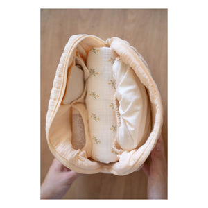 Soft Spot - Organik pamuklu kozmetik çantası | Vanilya