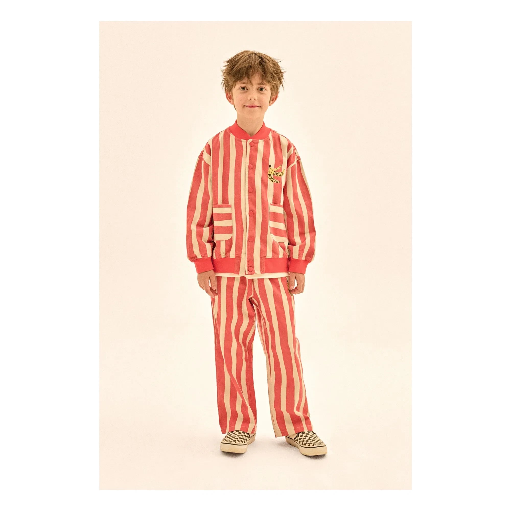 Jelly Mallow - Pantalones a Rayas | Rojo