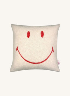 Maison Deux - Wool Pillowcase - Maison Deux x Smiley | Ecru
