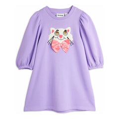 Mini Rodini - Bio-Baumwoll Katzenkleid | Lila