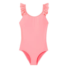 Lison Paris - 1 Piece Swimsuit with UV Protection Made from Recycled Fibers | Coral