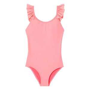 Lison Paris - 1 Piece Swimsuit with UV Protection Made from Recycled Fibers | Coral