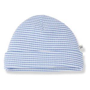 1+ in the Family - Rio Striped Rib Beanie | Light Blue