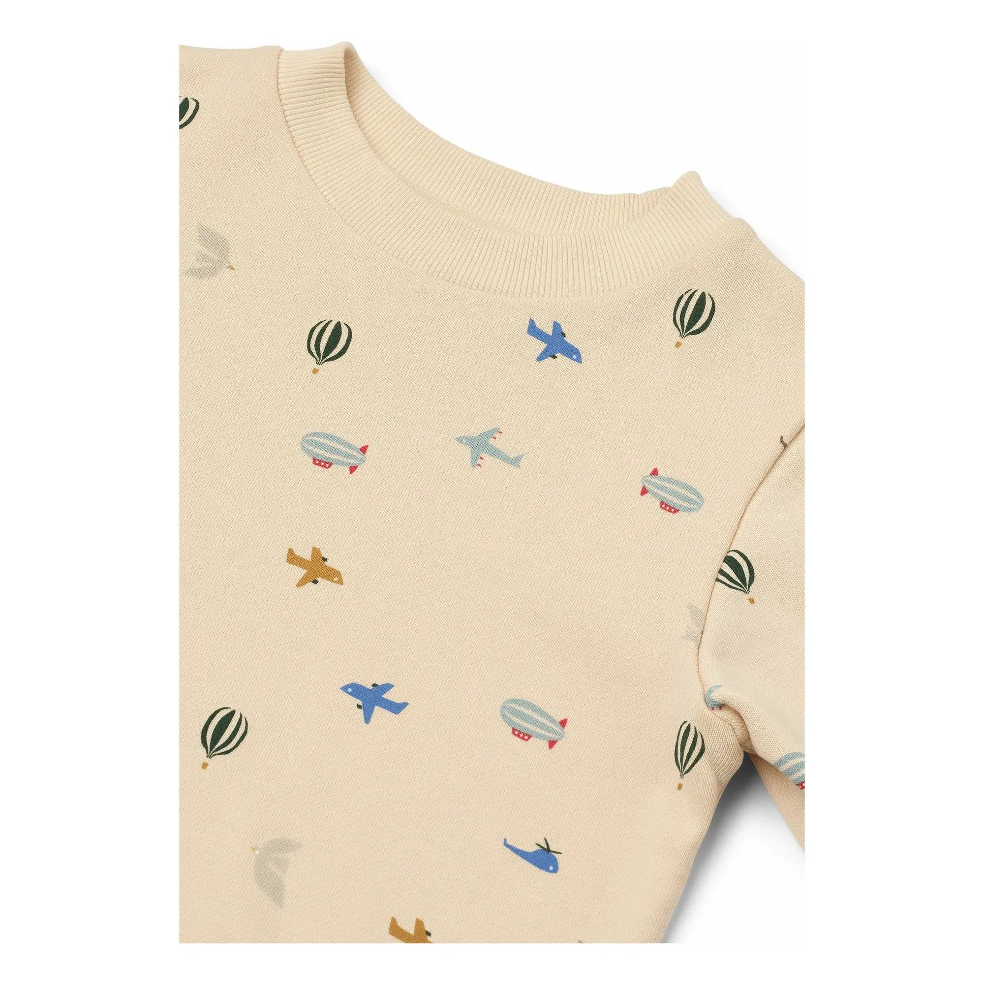 Liewood - Thora Aviator organik pamuklu sweatshirt | Ekru