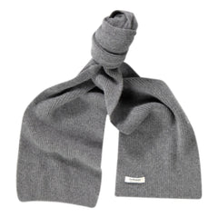Le Bonnet Amsterdam - Wolle und Angora Schal | Anthrazitgrau