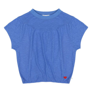 Jenest - Mimi Organik Pamuklu Tişört | Kobalt