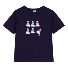 Petit Bateau - Badminton T-Shirt aus Bio-Baumwolle, locker geschnitten | Marineblau