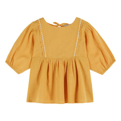 Emile et Ida - Gelbe Bluse mit Rüschen