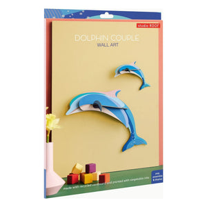 Studio Roof - Wanddekoration Delphin - 2er Set | Hellblau