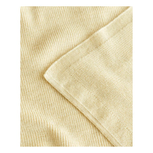 Hvid - Felix Merino Wool Blanket | Pale Yellow