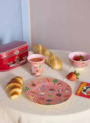 Rice - Paris Melamin Tabak | Kırmızı