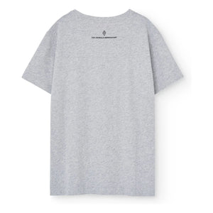The Animals Observatory - Oversize T-Shirt mit großem Hahn | Heather Grau