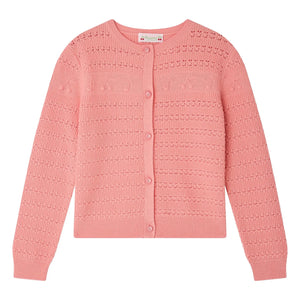 Bonpoint - Mia Wool Cardigan | Candy pink