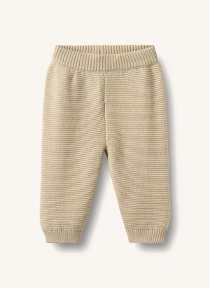 Wheat - Organik pamuklu yelek ve pantolon takımı | Ekru