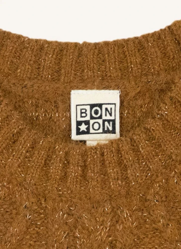 Bonton - Lucia suéter sin mangas | Marrón