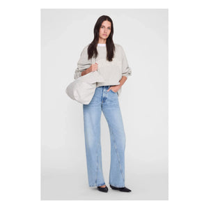 Anine Bing - Miles-Sweatshirt | Grau meliert
