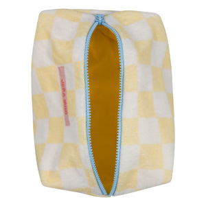 Jera Mini - Neceser Terry Tile | Amarillo pálido